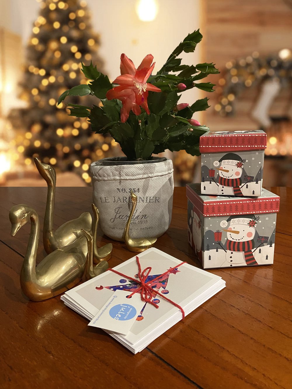 Bundle of hand picked assorted Christmas cards blank inside with